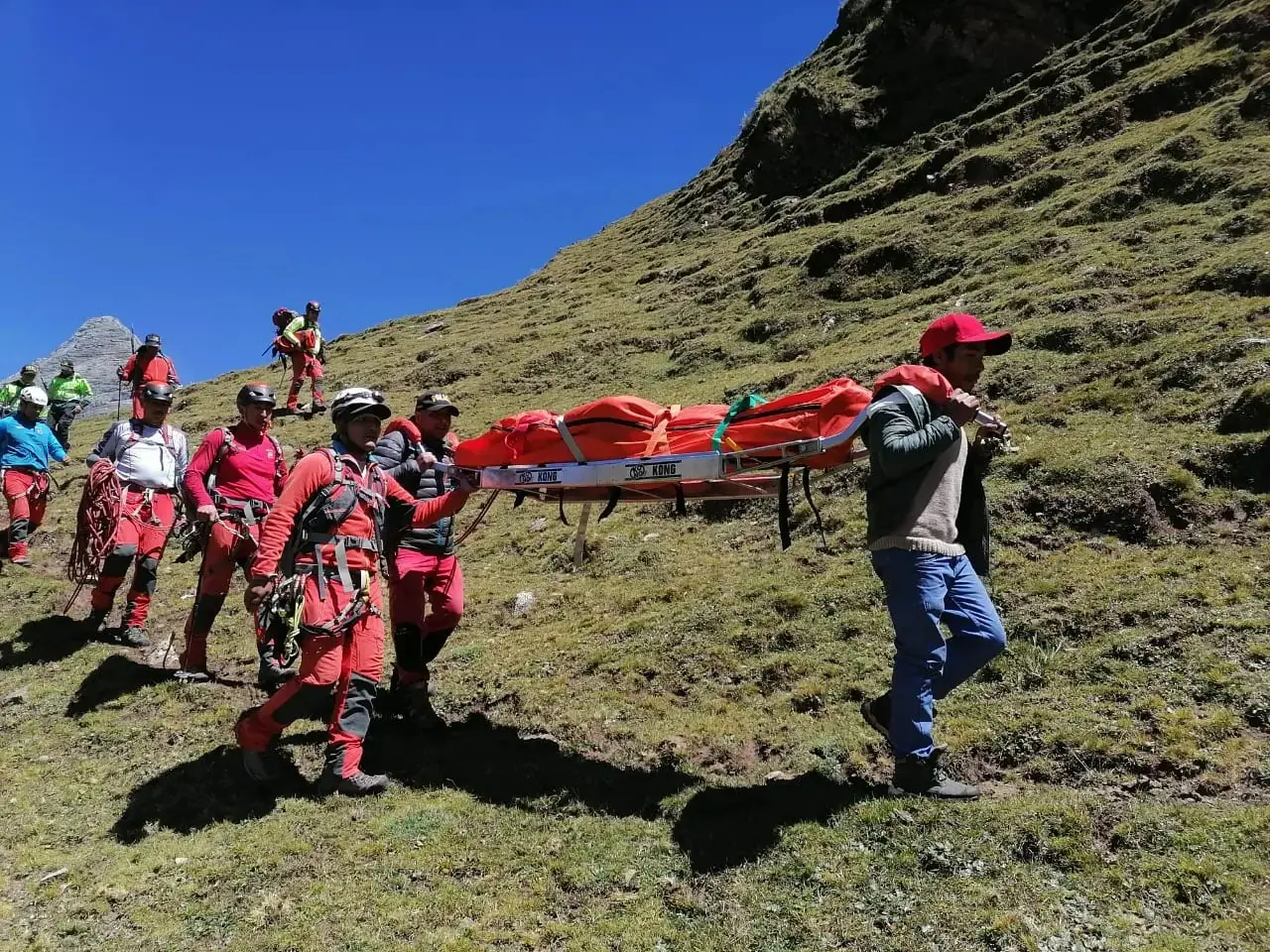 Rescate en montaña